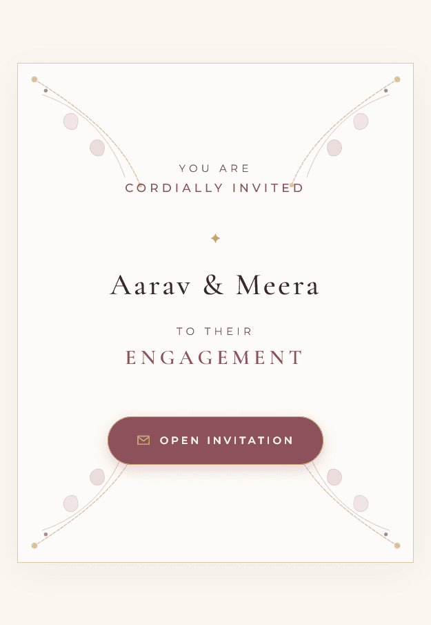 Rose Garden — Romantic Luxury Invitation Template